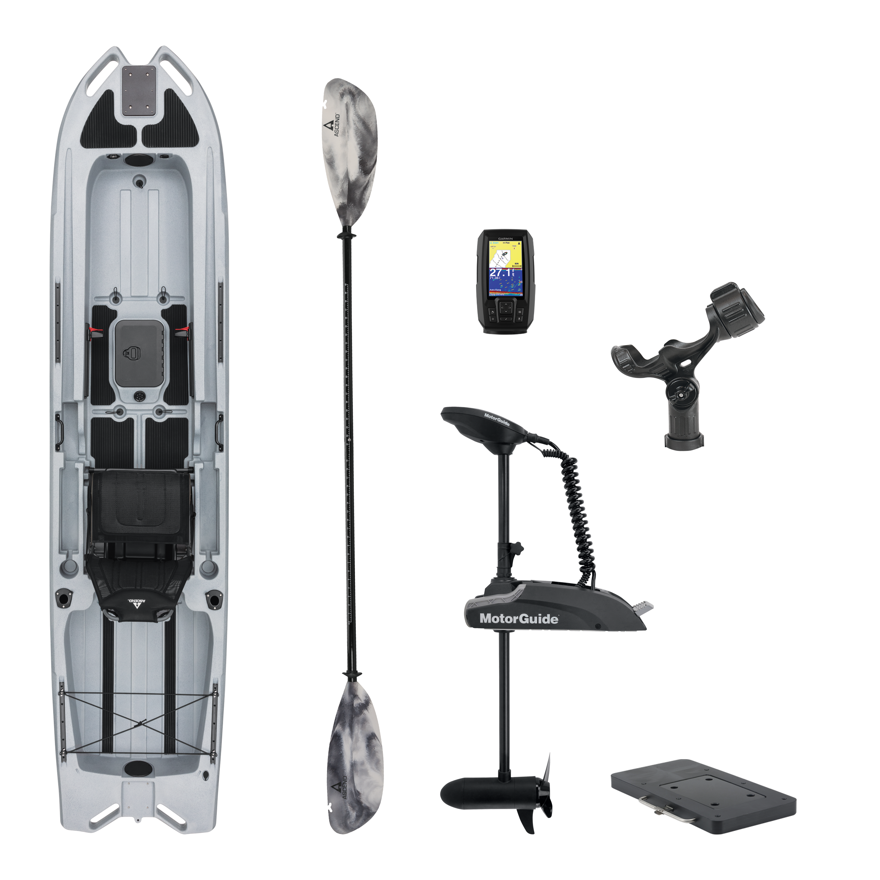 Ascend 133x Freshwater Tournament Fishing Kayak Package Cabela's